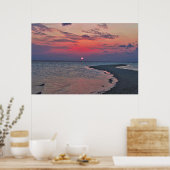 Sandbar Sunset Poster (Keuken)