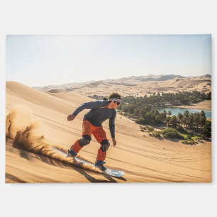 Sandboarden in Huacachina Peru Reizen Magneet