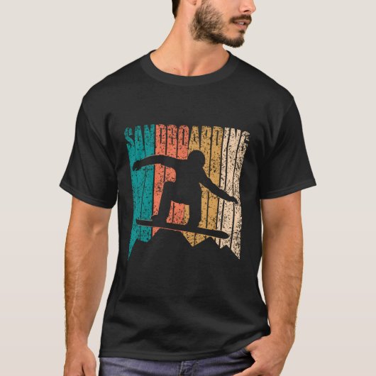 Sandboarder Sand T-shirt (Voorkant)