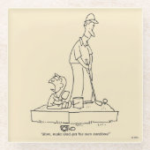 Sandbox Glazen Onderzetter (Voorkant)