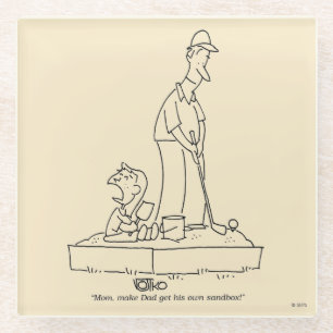 Sandbox Glazen Onderzetter