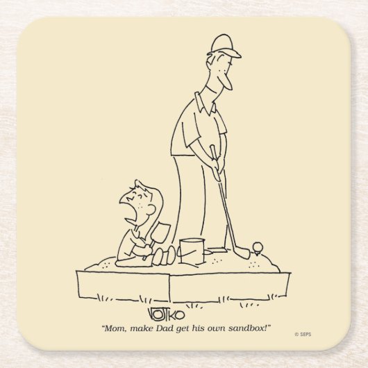 Sandbox Kartonnen Onderzetters (Voorkant)