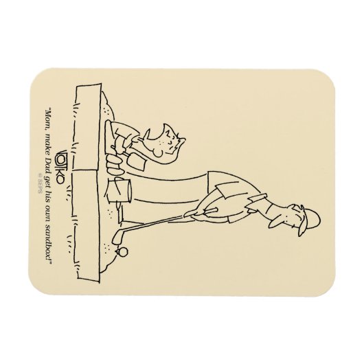 Sandbox Magneet (Horizontaal)