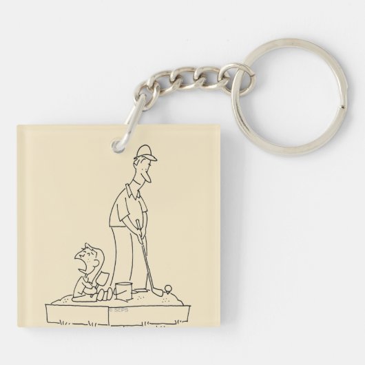 Sandbox Sleutelhanger (Achterkant)