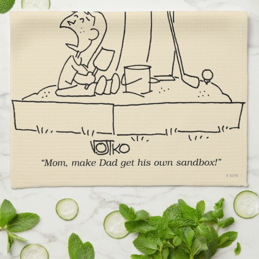 Sandbox Theedoek (Gevouwen)