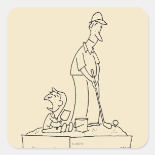 Sandbox Vierkante Sticker