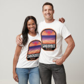 Sandbridge Beach VA Retro Sunset T-shirt (Unisex)
