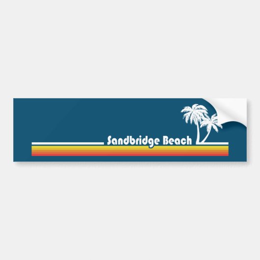Sandbridge Beach, Virginia Bumpersticker (Voorkant)