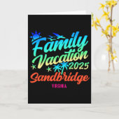 Sandbridge Beach Virginia Family Vacation Matching Kaart (Gele Bloem)