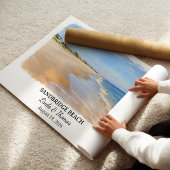 Sandbridge Beach Virginia Poster, Watercolor, Klan Poster