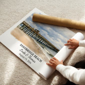 Sandbridge Beach Virginia Poster, Watercolor, Klan Poster