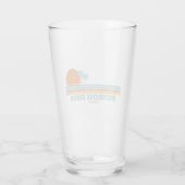 Sandbridge Beach Virginia Sun Palm Trees Glas (Achterkant)