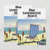 Sandbridge Beach Virginia USA, (Voorkant / Achterkant)