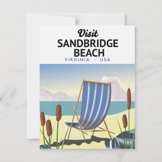 Sandbridge Beach Virginia USA, (Achterkant)