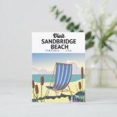 Sandbridge Beach Virginia USA, Briefkaart (Staand voorkant)