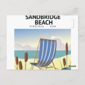 Sandbridge Beach Virginia USA, Briefkaart (Achterkant)