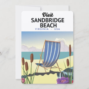 Sandbridge Beach Virginia USA, Kaart