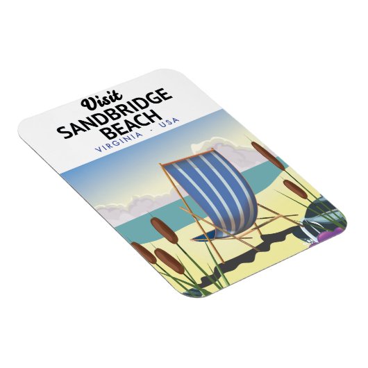 Sandbridge Beach Virginia USA, Magneet (Rechterzijde)