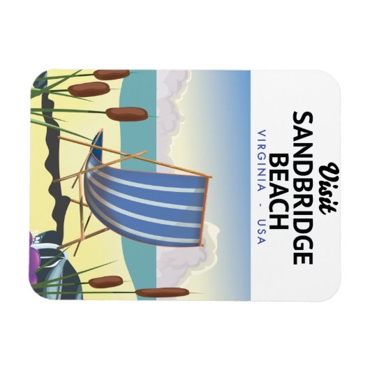 Sandbridge Beach Virginia USA, Magneet (Horizontaal)