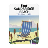 Sandbridge Beach Virginia USA, Magneet (Verticaal)