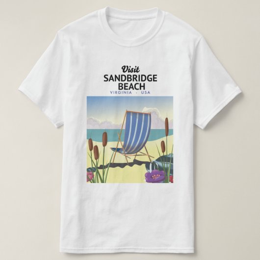 Sandbridge Beach Virginia USA, T-shirt (Design voorkant)