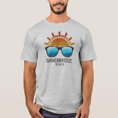 Sandbridge Beach Virginia Zonnebril T-shirt (Voorkant)