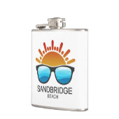 Sandbridge Beach Virginia Zonnebrillen Heupfles (Links)