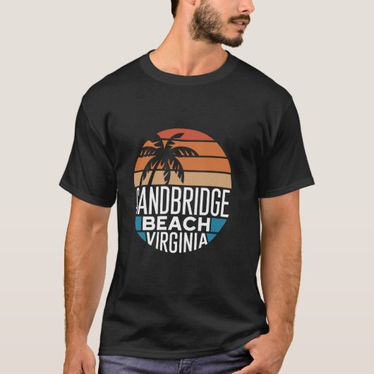 Sandbridge Beach VS Virginia T-shirt (Voorkant)