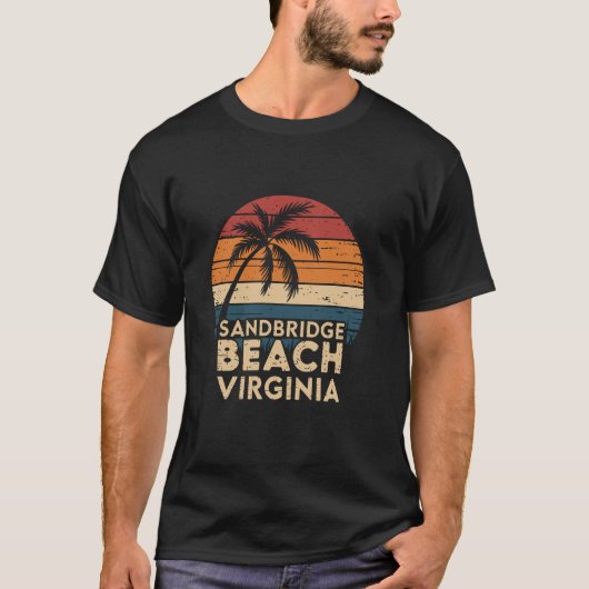 Sandbridge Beach VS Virginia T-shirt (Voorkant)