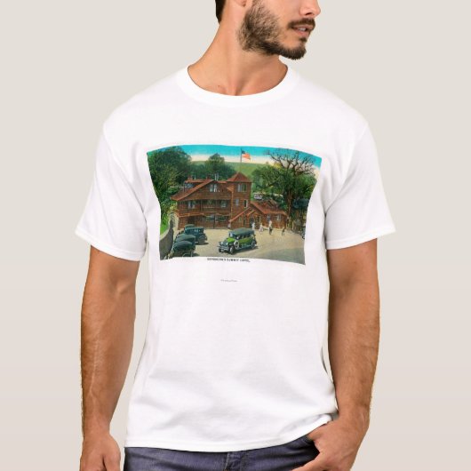 Sandburg's Summit Hotel op Ridge Route T-shirt (Voorkant)