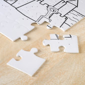 Sandcastle Adult Coloring Puzzle Legpuzzel (Zijkant)