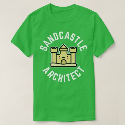 Sandcastle Architect Kinder design1 T-shirt (Design voorkant)