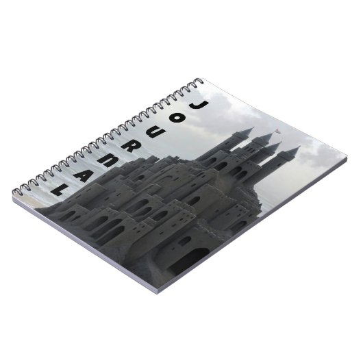 Sandcastle Art Beach Fun Whimsical Journal Notitieboek (Linkerzijde)