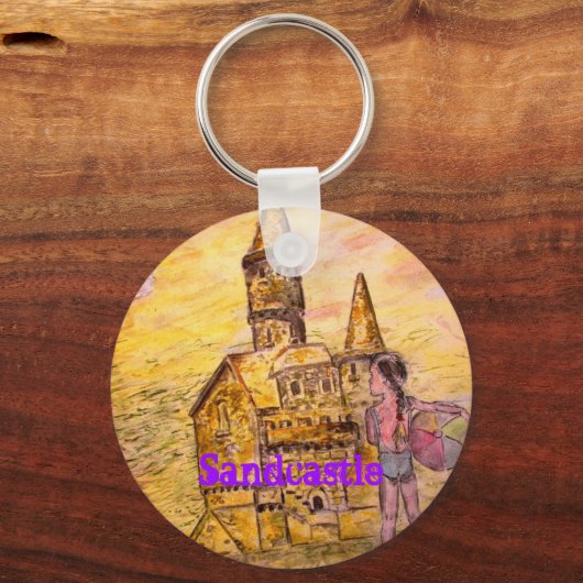 Sandcastle Art Sleutelhanger (Voorkant)
