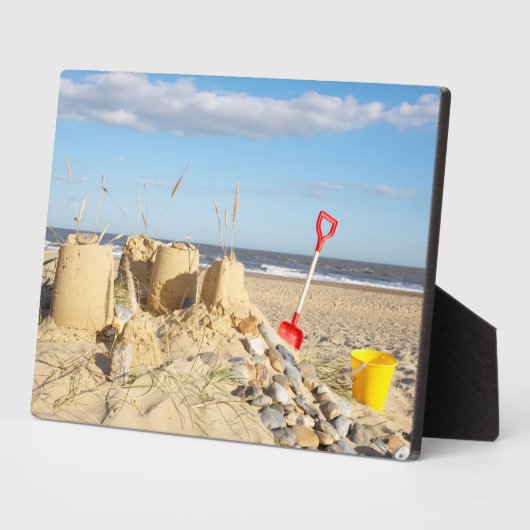 Sandcastle at Beach Fotoplaat (Zijkant)