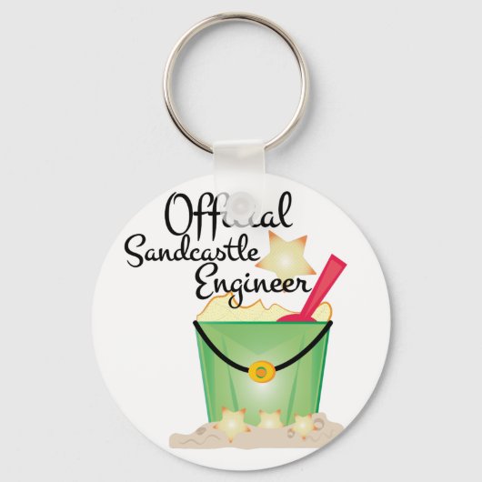 Sandcastle Engineer Sleutelhanger (Voorkant)