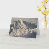 Sandcastle Note-Kaart Kaart (Gele Bloem)