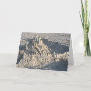 Sandcastle Note-Kaart Kaart