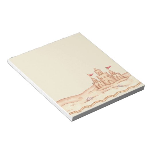 Sandcastle Notitieblok (Schuin)