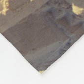 Sandcastle on Beach Fleece Deken (Hoek)