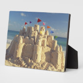 Sandcastle on Beach Fotoplaat (Zijkant)