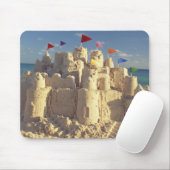 Sandcastle on Beach Muismat (Met muis)