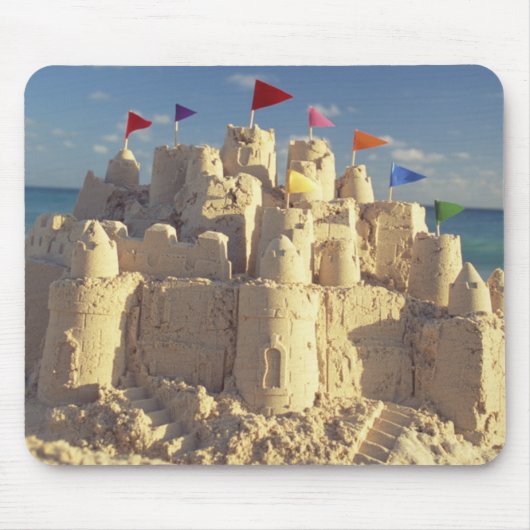 Sandcastle on Beach Muismat (Voorkant)