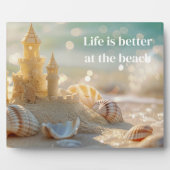 Sandcastle Plaque Fotoplaat (Voorkant)