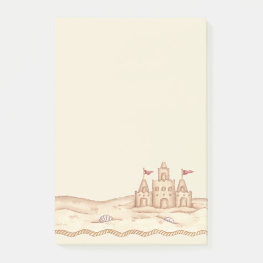 Sandcastle Post-it® Notes (Voorkant)