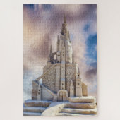 sandcastle puzzel legpuzzel (Verticaal)