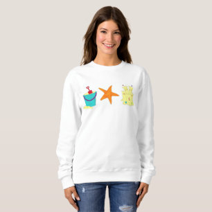 Sandcastle Sand Castle Starfish Pail Beach Ocean Trui