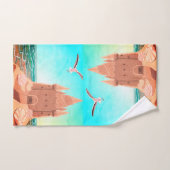 Sandcastle Seagull-handdoekset Bad Handdoek (Handdoek)