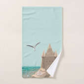 Sandcastle Seagull-handdoekset Bad Handdoek (Handdoek)