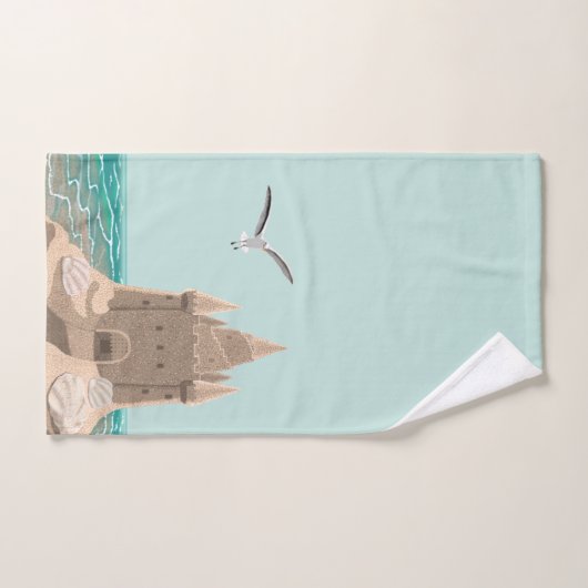 Sandcastle Seagull-handdoekset Bad Handdoek (Handdoek)